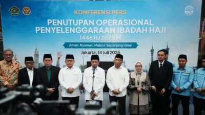 Operasional Haji 2025 Resmi Ditutup, Menag: 447 Wafat, 3 Jemaah Masih Hilang