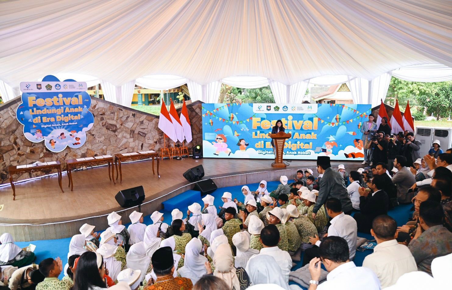 Enam Menteri Teken Komitmen Bersama Lindungi Anak dari Bahaya Dunia Digital