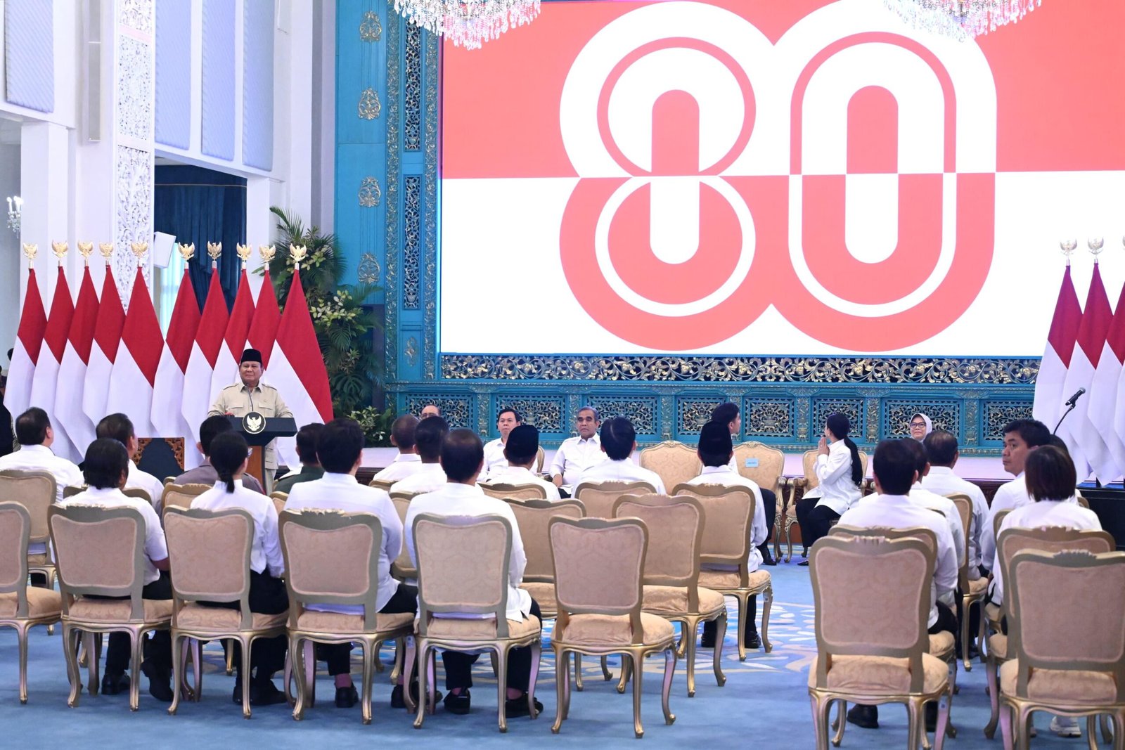 Presiden Prabowo Resmi Luncurkan Logo dan Tema HUT RI ke-80