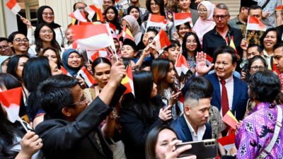 Presiden Prabowo Disambut Meriah Diaspora Indonesia di Brussel