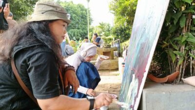 Pameran Seni Rupa di Taman Literasi Purwokerto, Suara Seniman Lokal di Tengah Minimnya Dukungan