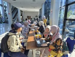 KAI dan Puskesmas Cek Kesehatan Gratis di Stasiun Purwokerto