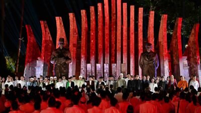 Doa Kebangsaan Lintas Agama di Tugu Proklamasi Warnai Semangat Kemerdekaan Jelang HUT RI ke-80