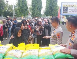 Polres Purbalingga Gelar Gerakan Pangan Murah, Salurkan 10 Ton Beras SPHP