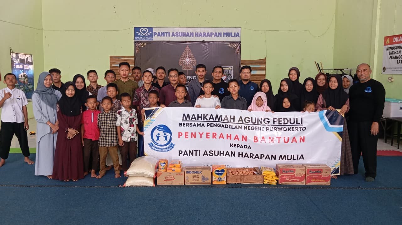 Mahkamah Agung Peduli, Sentuh Hati Anak Panti Asuhan Harapan Mulia Purwokerto