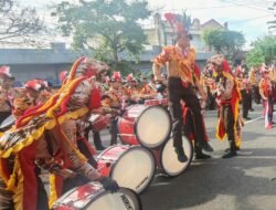 Serunya Lomba Drumband dan Gerak Jalan Gembira, Sedot Animo Penonton