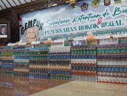 Purbalingga Musnahkan 1,59 Juta Batang Rokok Ilegal Senilai Rp2,2 Miliar
