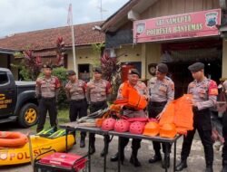 Musim Penghujan, Polresta Banyumas Siapkan Peralatan Penanggulangan Bencana