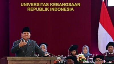 Presiden Prabowo Sampaikan Empat Prinsip Kepemimpinan Efektif di Sidang Senat Terbuka UKRI