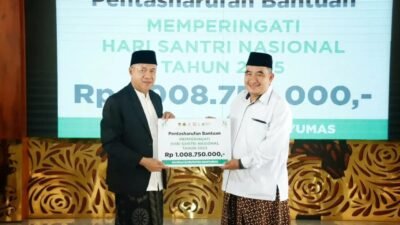 Bupati Banyumas Salurkan Bantuan Rp1 Miliar untuk 535 Mustahik di Momen Hari Santri Nasional