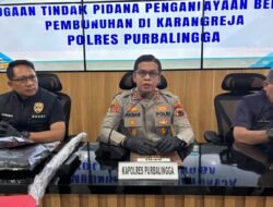 Polres Purbalingga Ungkap Kasus Pembunuhan di Karangreja, Pelaku Diketahui Alami Gangguan Jiwa