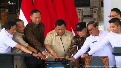 Presiden Prabowo Resmikan Stasiun Tanah Abang Baru, Simbol Transformasi Transportasi Publik Nasional