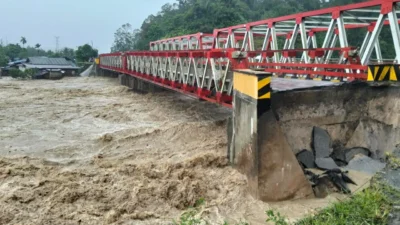 Cuaca Ekstrem Picu Banjir dan Longsor Empat Kabupaten di Sumut