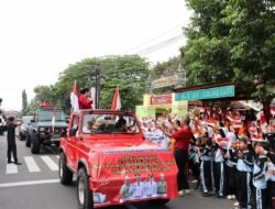 Bawa Kisah Baturraden dan Berprestasi Tingkat Nasional, Siswa di Purwokerto Diarak Keliling Kota