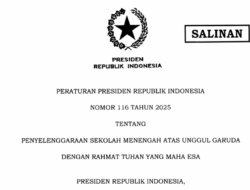 Perpres Sekolah Unggul Garuda Resmi Terbit, Siap Cetak Talenta Sains dan Teknologi