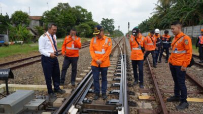 KAI Daop 5 Purwokerto Cek Jalur Kroya–Langen, Pastikan Kesiapan Angkutan Lebaran 2026