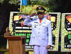 Sadewo Soroti Investasi dan Digitalisasi Saat Pimpin Upacara Hari Jadi ke-455 Kabupaten Banyumas