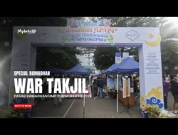 Video Mau War Takjil? Pasar Ramadan UMP Tempatnya