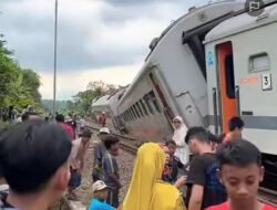 3 Gerbong KA Bangunkarta Anjlok di Bumiayu, Jalur Lumpuh Sementara, KAI Minta Maaf