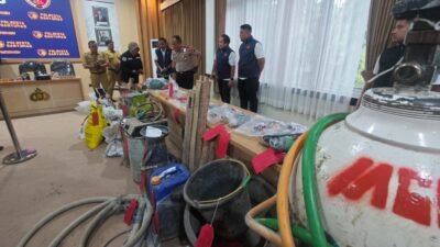 Polresta Banyumas Ungkap Tambang Emas Ilegal di Gumelar, Tiga Tersangka Diamankan