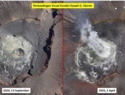 Aktivitas Gunung Slamet Meningkat, Radius Aman Diperluas Jadi 3 Km dari Kawah