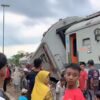 KA Bangunkarta Anjlok di Bumiayu, Penumpang Selamat Dievakuasi ke Stasiun