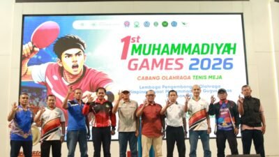 Muhammadiyah Games 2026 Digelar di UMP, Jadi Ajang Cari Bibit Atlet Tenis Meja Berprestasi