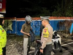 Patroli Dini Hari di Purwokerto, Polisi Tindak 26 Kendaraan Berknalpot Bising