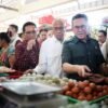 Menteri Perdagangan Cek Pasar Manis Purwokerto, Harga Cabai hingga Telur Turun