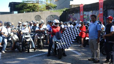 Federal Oil Ajak Komunitas Motor Matic Banyumas Touring Baturraden, Edukasi Cegah Mesin Overheat