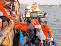 Kapal Nelayan Pendi Jaya Terbalik di Teluk Penyu Cilacap, 2 ABK Meninggal dan 7 Selamat