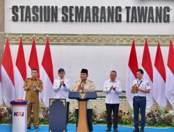 Prabowo Resmikan Revitalisasi Stasiun Semarang Tawang, Tetap Pertahankan Nilai Sejarah