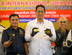 Bea Cukai Soekarno-Hatta Gagalkan Penyelundupan 23,7 Kg Emas Senilai Rp63 Miliar