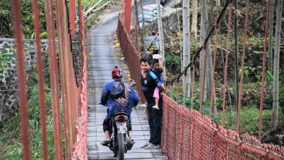 4 Tahun Menanti, Jembatan Permanen Grumbul Cibun Banyumas Mulai Dibangun