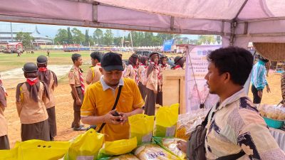 Gerakan Pangan Murah Hadir di Festival Pramuka Banyumas, Sediakan Beras SPHP dan Minyakita