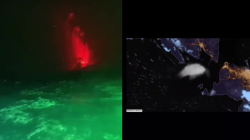 Gunung Anak Krakatau Erupsi Menerus, Lava Fountain Terlihat dari Tengah Laut