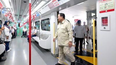 LRT Kelapa Gading-Manggarai Diresmikan, Prabowo Soroti Pengelolaan Jabodetabek dan Ekonomi Jakarta