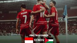 Timnas Indonesia vs Yordania di FIFA Matchday November 2026, Digelar di Amman