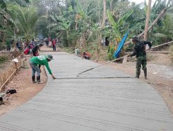Bakti TNI AD di Banyumas, Jalan Rabat Beton dan RTLH Terus Dikebut
