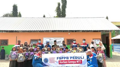 FSPPB Bantu Pemulihan Sekolah Pascagempa di NTT, Puluhan Ruang Kelas Jadi Direhab