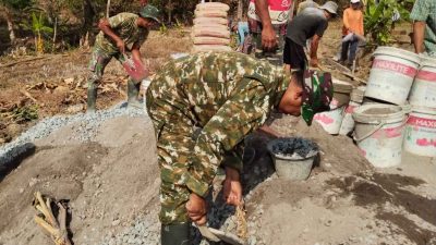 Bakti TNI AD, Jalan Gumelar Lor Tuntas, Tirtomoyo Capai 58 Persen