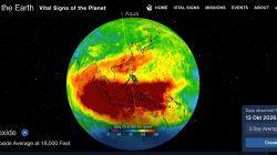 Peta NASA Tampilkan Sebaran Karbon Monoksida di Atmosfer Indonesia